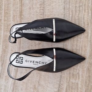 Givenchy Black Slingback Pump Size 7,5